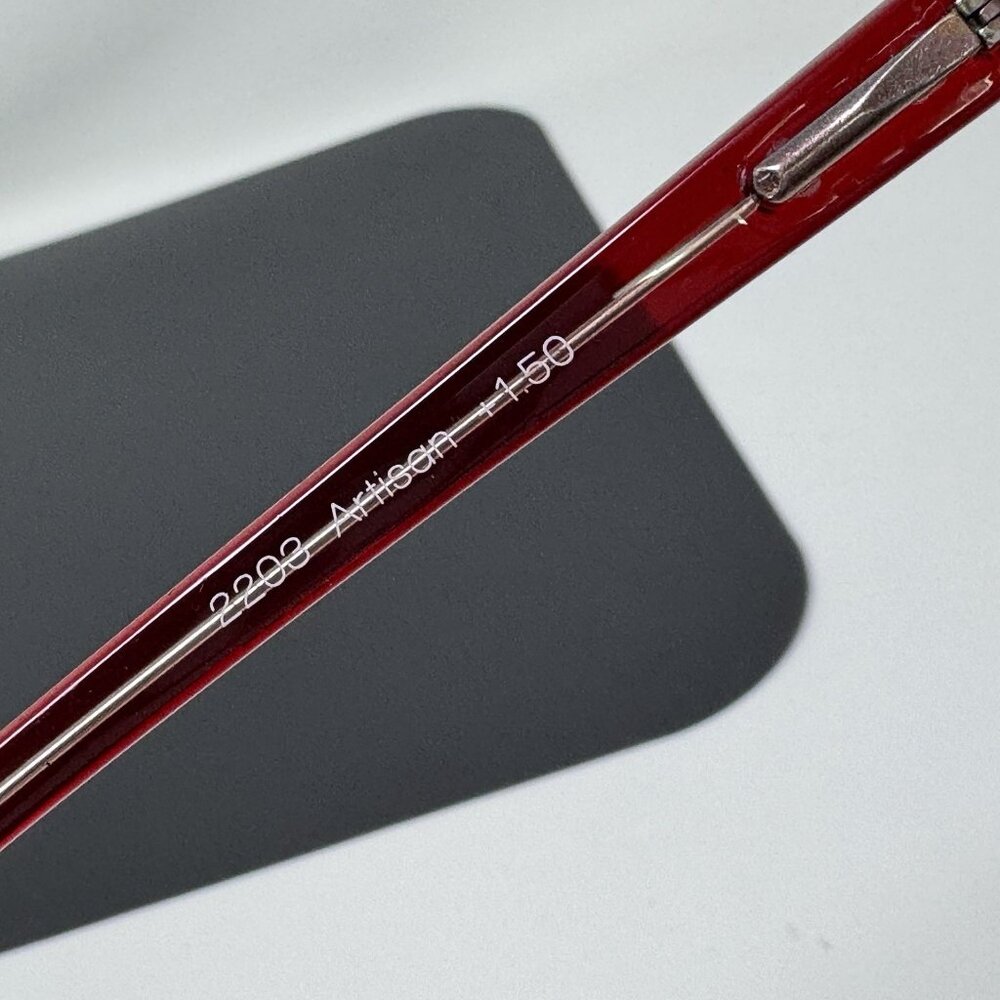 Peepers Artisan Red Rectangular Reading Glasses +… - image 6